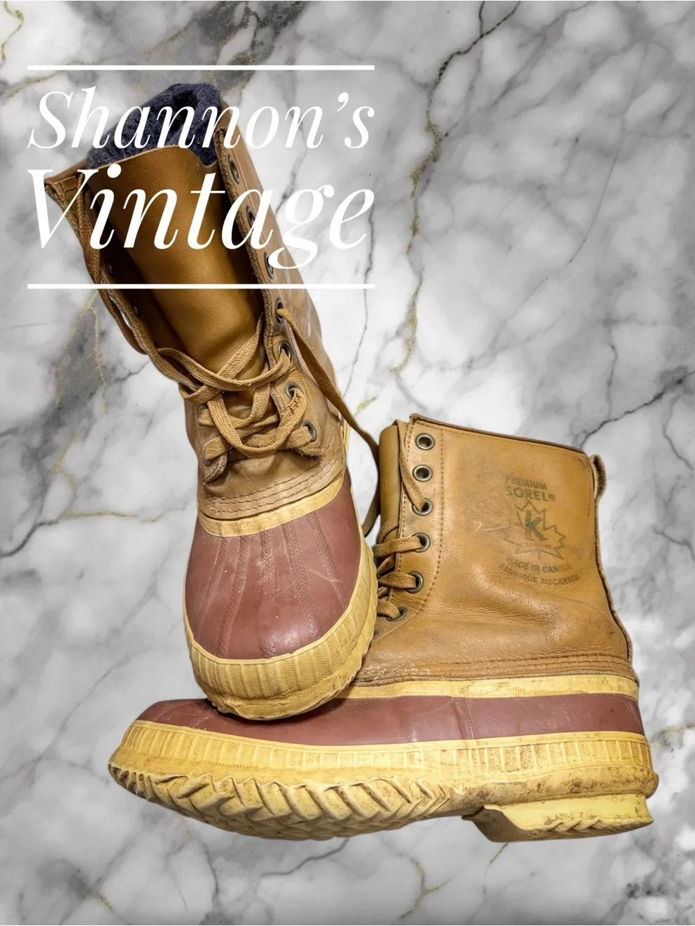 Sorel Kaufman VNTG made in Canada sz 7 W Winter Snow Boots